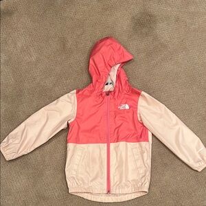 The North Face Dark and Light Pink Hooded Jacket